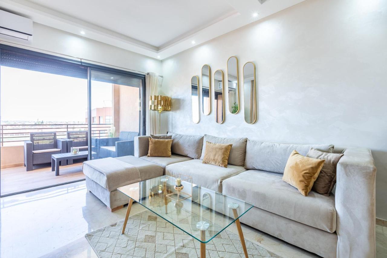 New! Superbe Appartement A Majorelle,Terrace,Iptv. Marrákes Kültér fotó