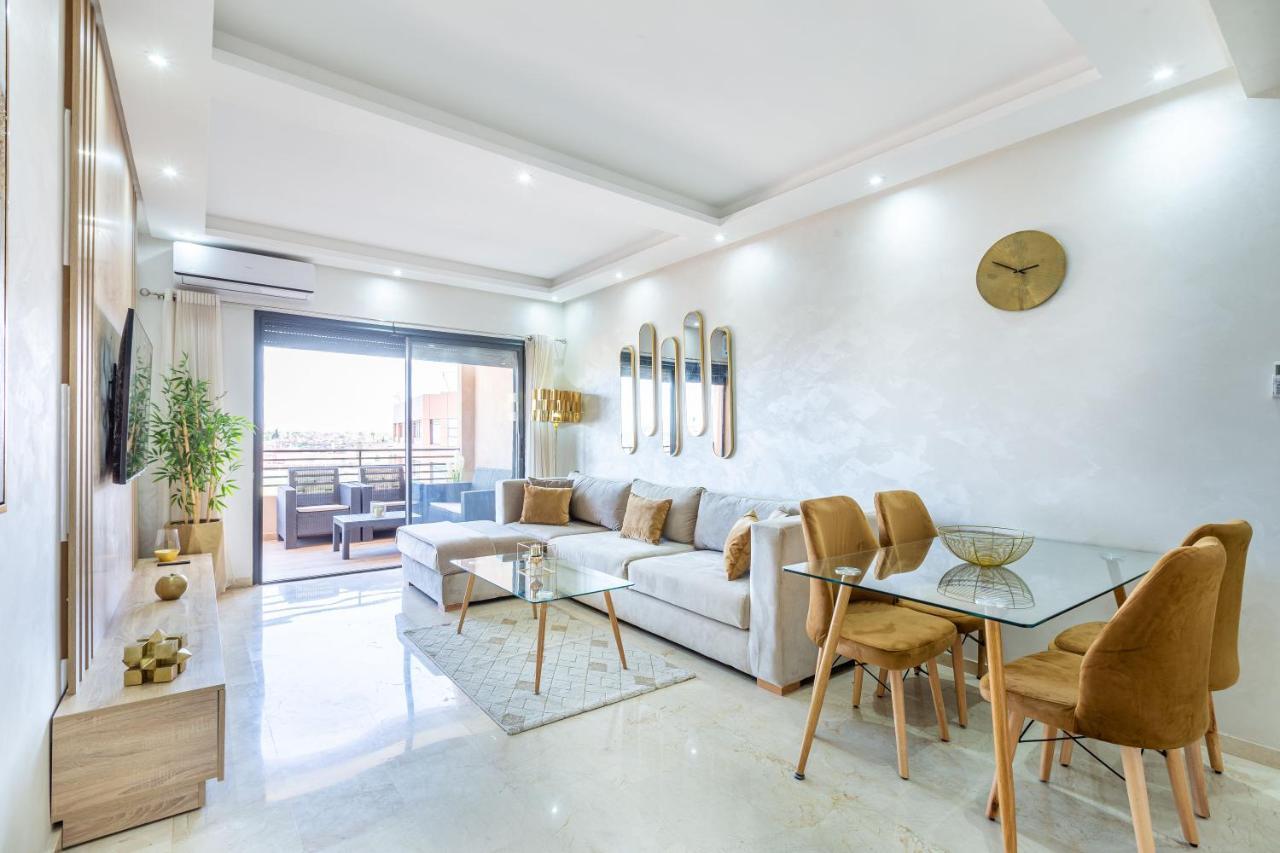 New! Superbe Appartement A Majorelle,Terrace,Iptv. Marrákes Kültér fotó
