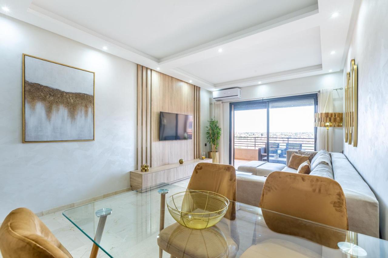 New! Superbe Appartement A Majorelle,Terrace,Iptv. Marrákes Kültér fotó